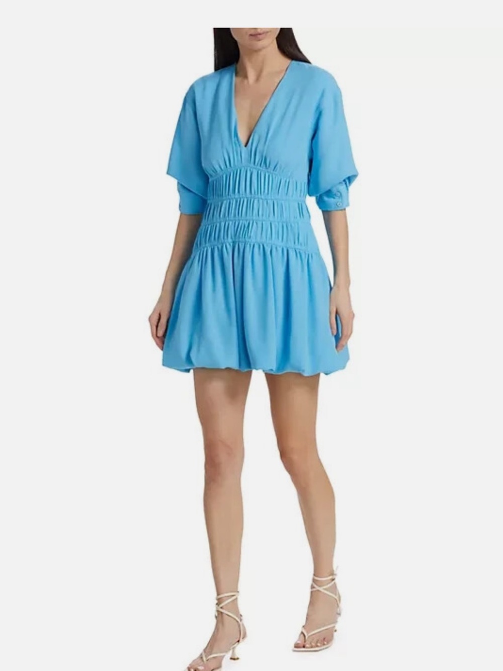 Jonathan Simkhai Bright Turquoise Top